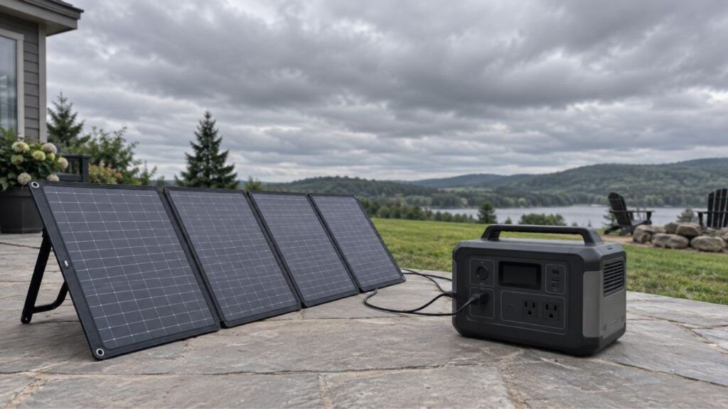 Can Solar Panels Recharge a Generator on Cloudy Days
