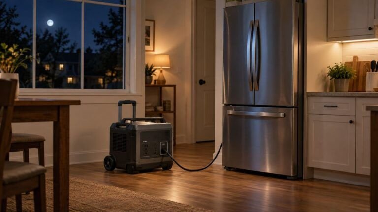 Can a Solar Generator Run a Refrigerator Overnight